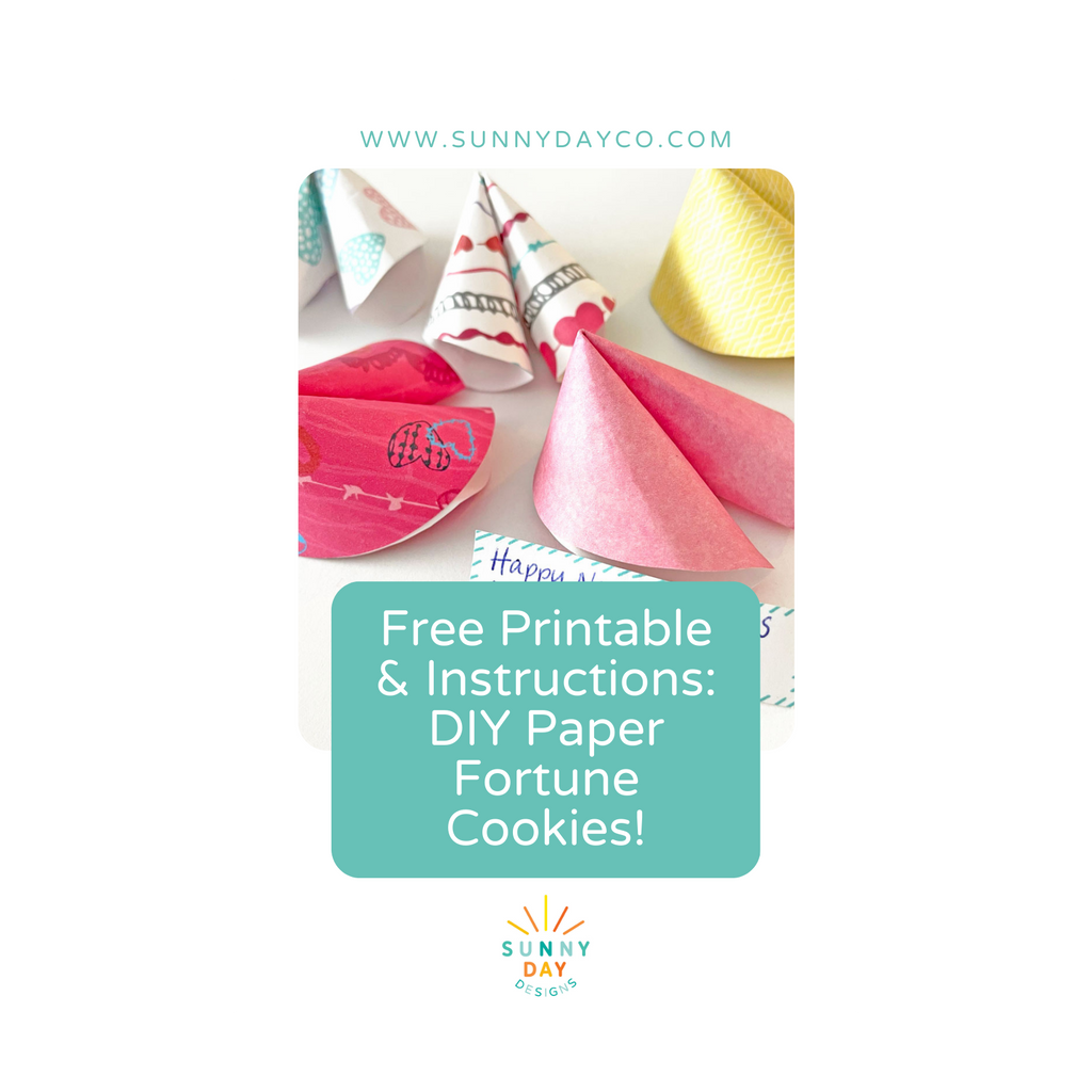 Cookies Printable Pattern Paper DIY Paper Fortune Cookies! Free Printable & Video | Sunny Day Designs