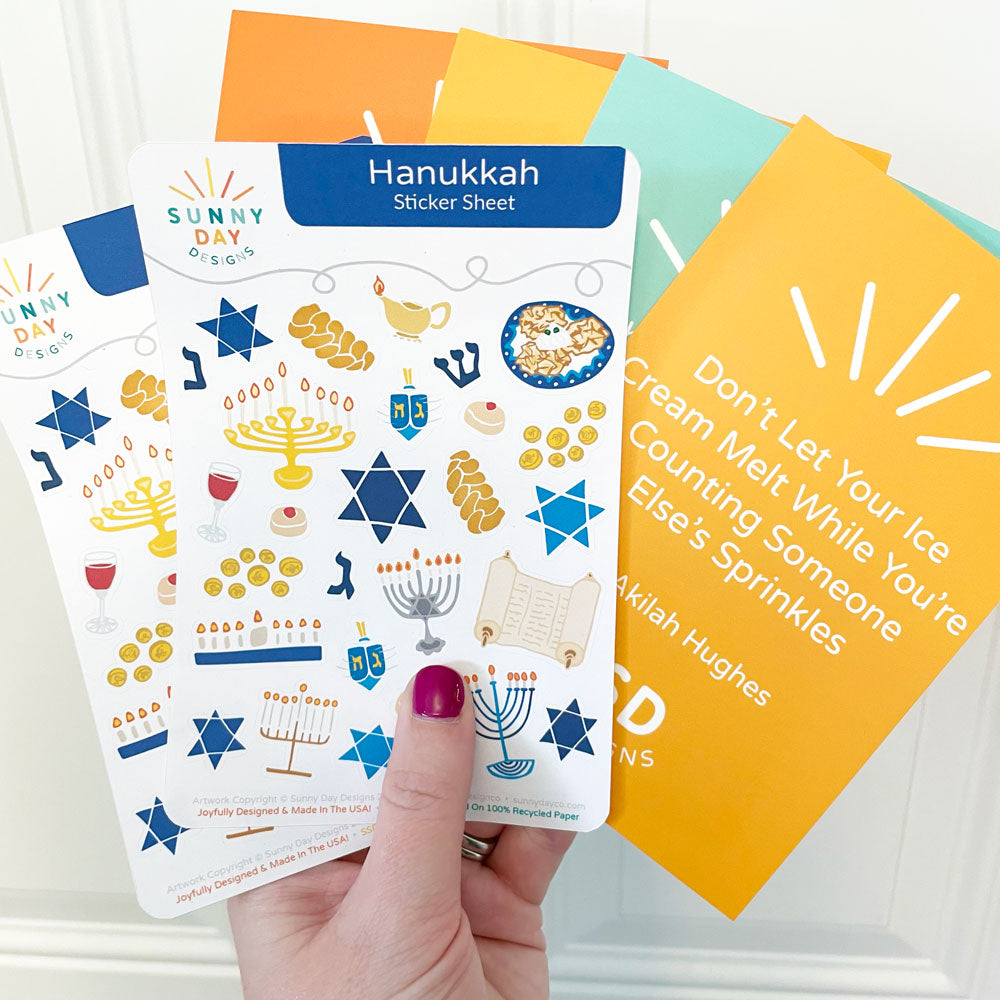 Jewish Stickers + Magnets – Sunny Day Designs